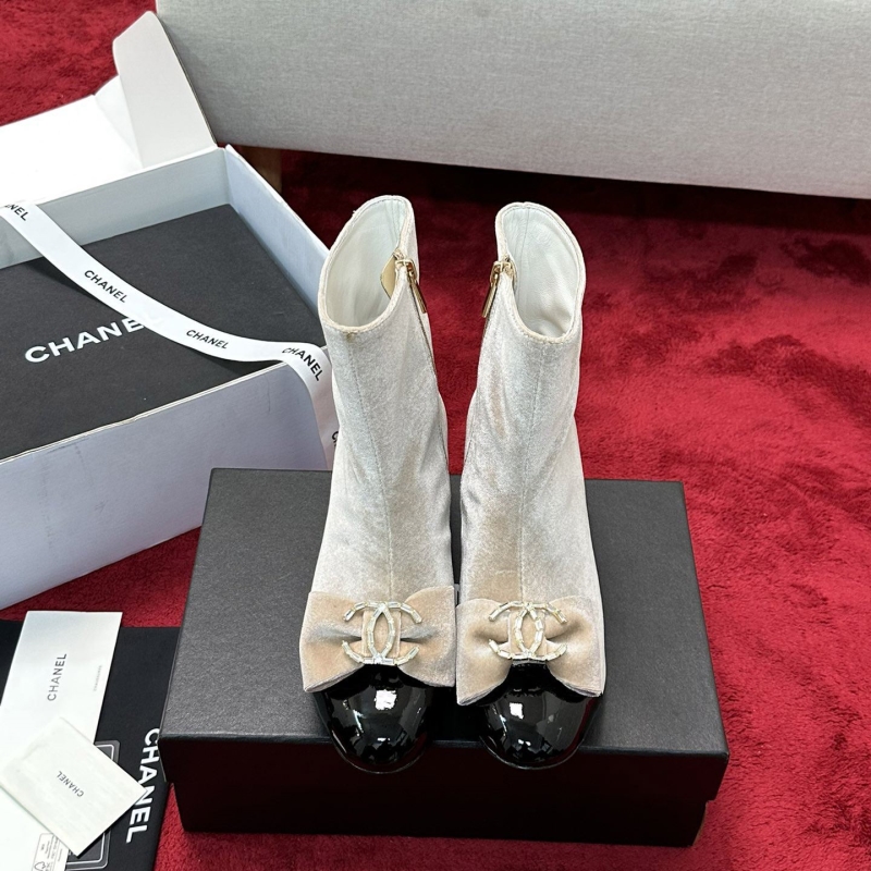 Ch*el leather shoes